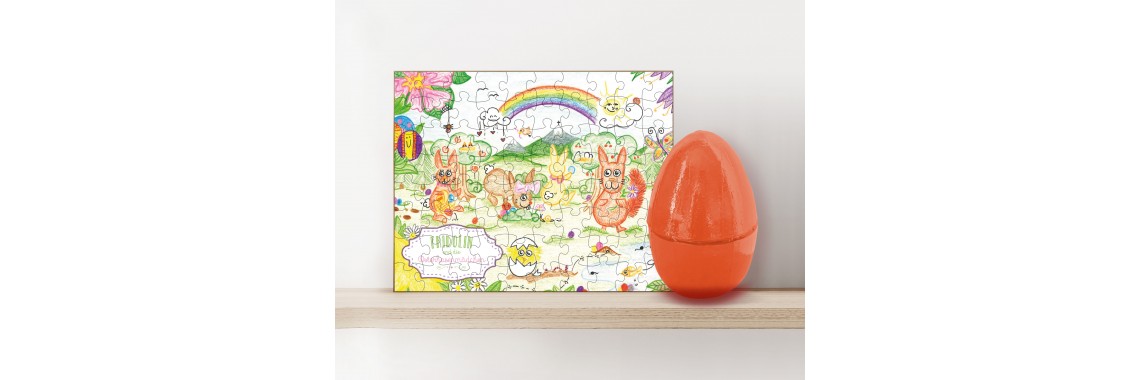 Puzzle im Ei